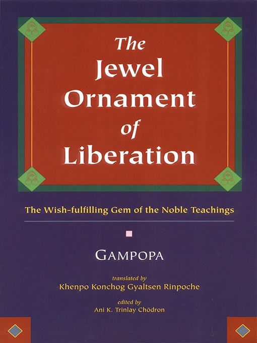Title details for The Jewel Ornament of Liberation by Gampopa - Available